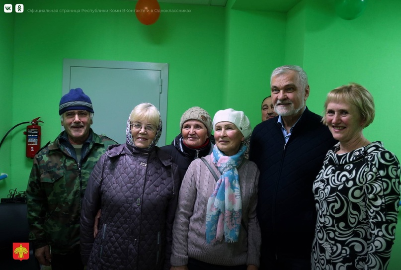 Глава Республики Коми В.В. Уйба с жителями п. Новый Бор.